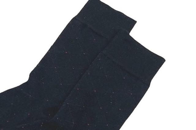 Men's Socks Classic Bamboo 3 pairs black blocked | La Pera Socks