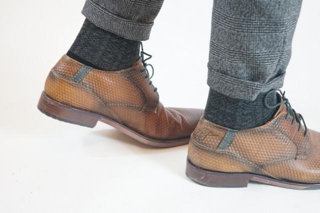 Sokken Heren Classic Bamboe Set van 3 paar antraciet | La Pera Socks