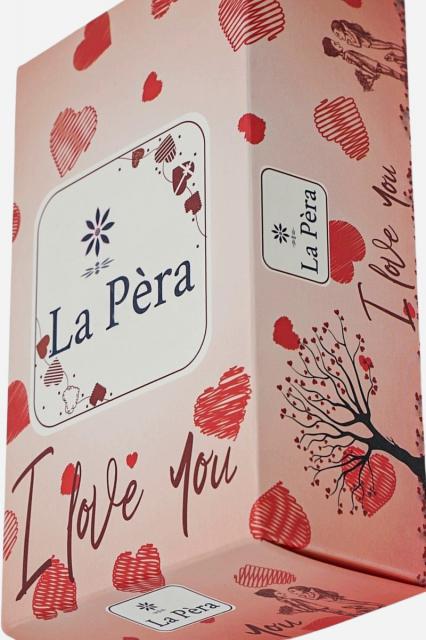 Woman socks in a gift box - 3 pair Love | La Pera Socks