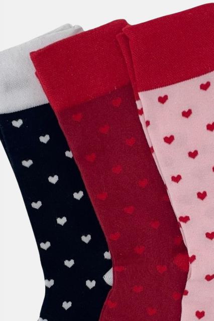 Woman socks in a gift box - 3 pair Love | La Pera Socks