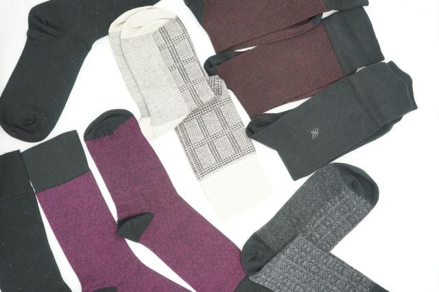 Men's Socks Classic Bamboo 3 pairs aubergine | La Pera Socks