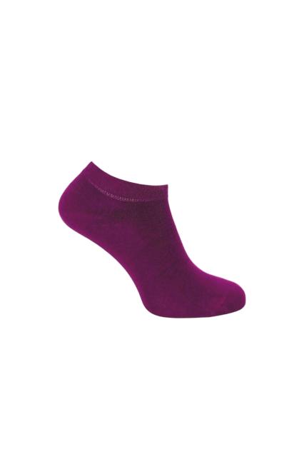 Sneaker Socks Dames Bamboo 4 pairs purple - cream | La Pera Socks