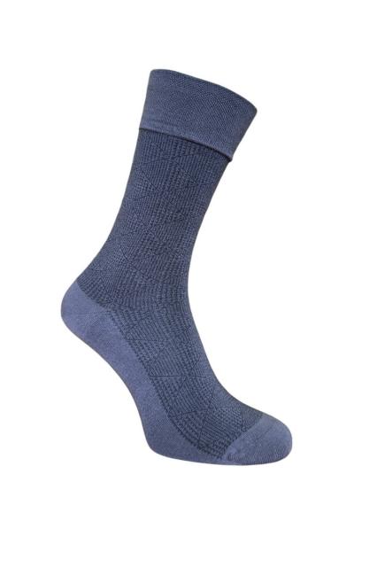 Men's Socks Classic Bamboo 3 pairs grey blocked | La Pera Socks