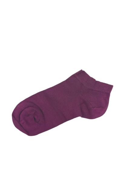 Sneaker Socks Dames Bamboo 4 pairs purple - cream | La Pera Socks