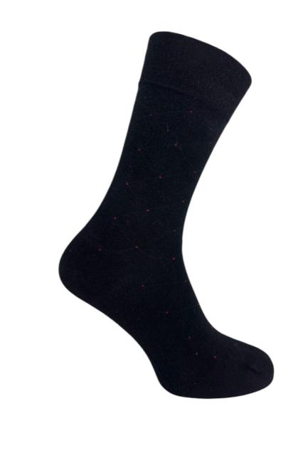 Men's Socks Classic Bamboo 3 pairs black blocked | La Pera Socks
