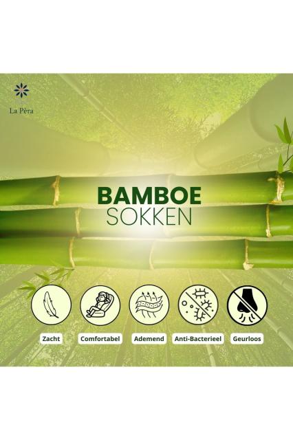 Sokken Heren Classic Bamboe Set van 3 paar antraciet | La Pera Socks