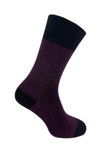 Men's Socks Classic Bamboo 3 pairs aubergine | La Pera Socks