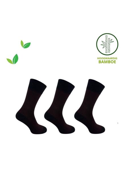 Men's Socks Classic Bamboo 3 pairs bordeaux | La Pera Socks