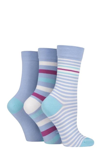 Bamboo Socks Ladies Seamless Toe Plain 302 7 | La Pera Socks