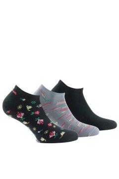  woman Cotton Socks Urban Garden Low-Cut Socks – Retro Bloom Set